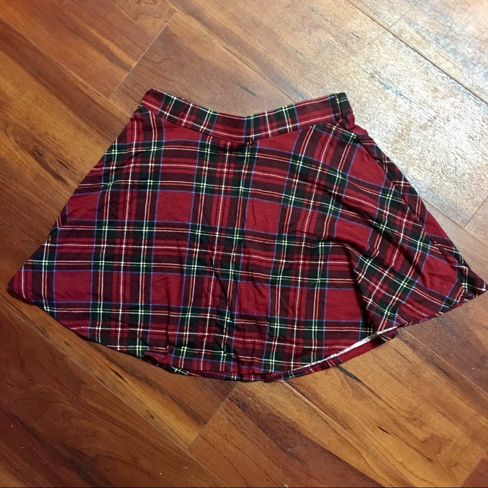 Plaid Skater Skirt